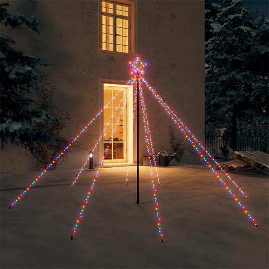 vidaXL Luci per Albero di Natale Interni Esterni 400 LED Colorati 2,5m -  vidaXL - Idee regalo