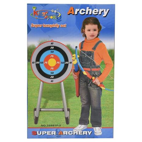 vidaXL Set di Tiro con l'Arco per Bambini Arco e Frecce con Bersaglio - 3