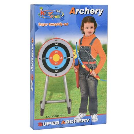 vidaXL Set di Tiro con l'Arco per Bambini Arco e Frecce con Bersaglio - 4
