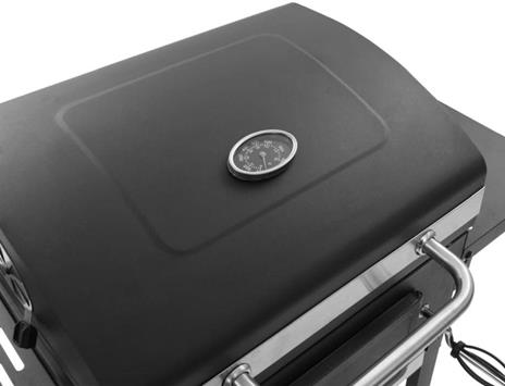 vidaXL Forno per Pizza e Barbecue 3-in-1 Nero - 7