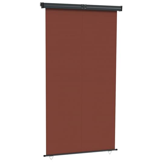 vidaXL Tenda Laterale per Balcone 170x250 cm Marrone - 2