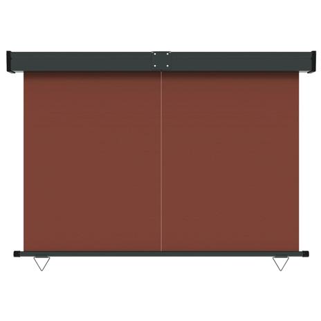 vidaXL Tenda Laterale per Balcone 170x250 cm Marrone - 4