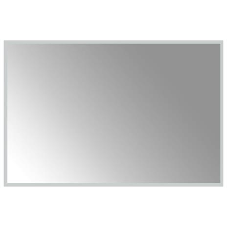 vidaXL Specchio da Bagno con Luci LED 90x60 cm - 3