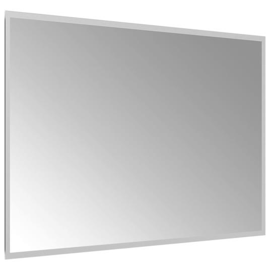 vidaXL Specchio da Bagno con Luci LED 90x60 cm - 4