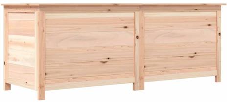 vidaXL Scatola per Cuscini da Esterno 150x50x56cm Legno Massello Abete - 2