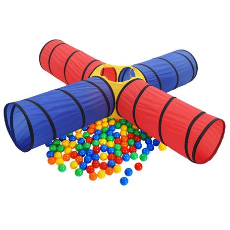 vidaXL Tunnel da Gioco per Bambini con 250 Palline Multicolore - 6