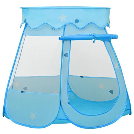 vidaXL Tenda da Gioco per Bambini Blu con 250 Palline 102x102x82 cm - 2