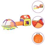 vidaXL Tenda da Gioco Bambini 250 Palline Multicolore 338x123x111 cm