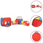 vidaXL Tenda da Gioco per Bambini 250 Palline Multicolore 190x264x90cm