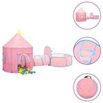 vidaXL Tenda da Gioco per Bambini Rosa con 250 Palline 301x120x128 cm