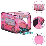 vidaXL Tenda da Gioco per Bambini Rosa con 250 Palline 70x112x70 cm