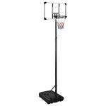 vidaXL Supporto per Pallacanestro Trasparente 280-350 cm Policarbonato