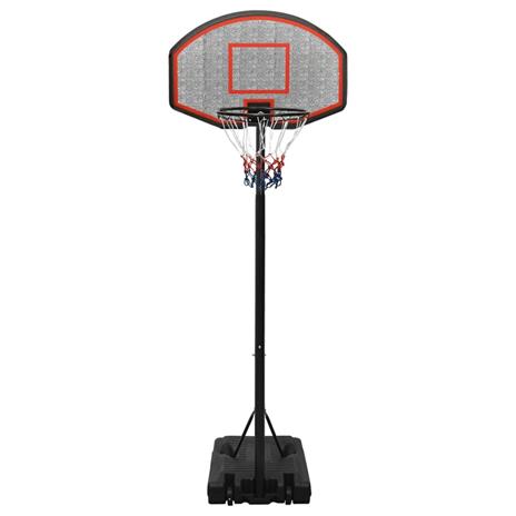 vidaXL Supporto per Pallacanestro Nero 237-307 cm Polietilene - 2