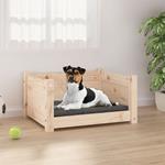 vidaXL Cuccia per Cani 55,5x45,5x28 cm in Legno Massello di Pino