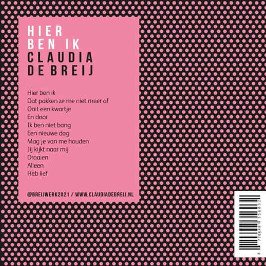 Hier Ben Ik - CD Audio di Claudia De Breij - 2