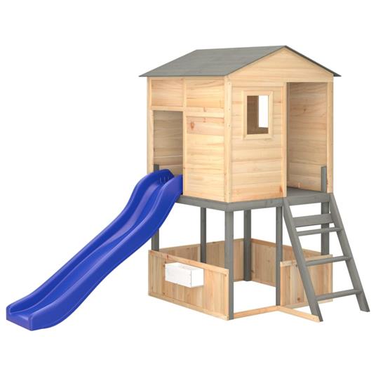 vidaXL Set da Gioco da Esterno in Legno Massello di Abete - 2