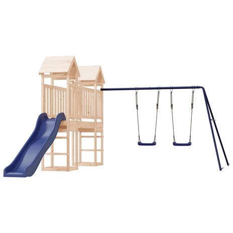vidaXL Set da Gioco da Esterno in Legno Massello di Pino - 2