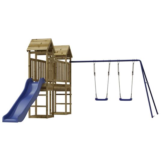 vidaXL Set da Gioco da Esterno in Legno di Pino Impregnato - 2