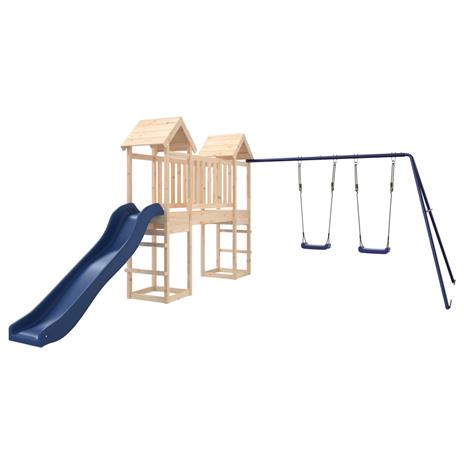 vidaXL Set da Gioco da Esterno in Legno Massello di Pino - 2