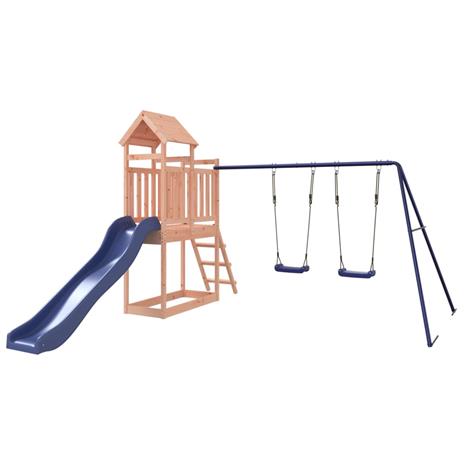 vidaXL Set da Gioco da Esterno in Legno Massello di Douglas - 2