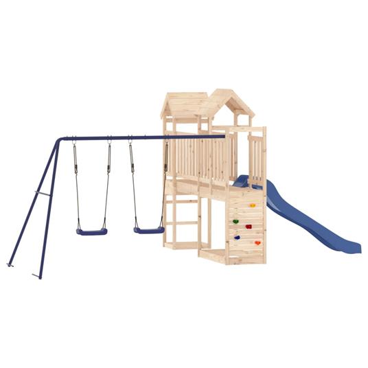 vidaXL Set da Gioco da Esterno in Legno Massello di Pino - 2