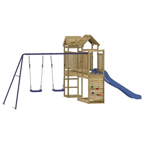vidaXL Set da Gioco da Esterno in Legno di Pino Impregnato - 2