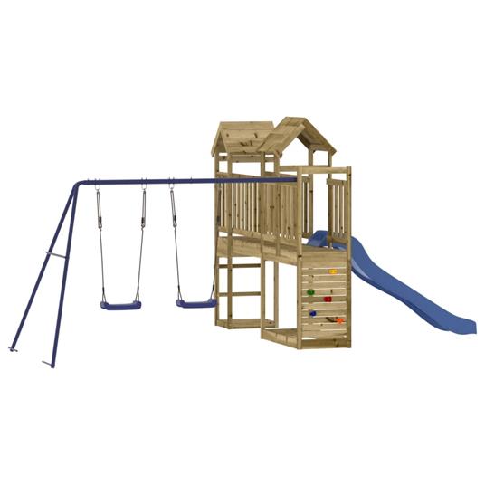 vidaXL Set da Gioco da Esterno in Legno di Pino Impregnato - 2