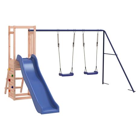 vidaXL Set da Gioco da Esterno in Legno Massello di Douglas - 2