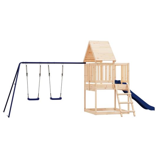 vidaXL Set da Gioco da Esterno in Legno Massello di Pino - 2