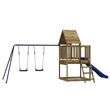 vidaXL Set da Gioco da Esterno in Legno di Pino Impregnato - 2
