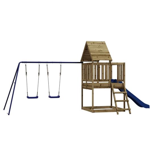vidaXL Set da Gioco da Esterno in Legno di Pino Impregnato - 2