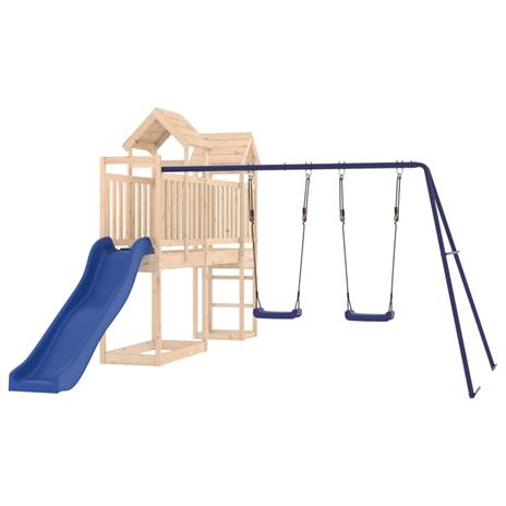 vidaXL Set da Gioco da Esterno in Legno Massello di Pino - 2