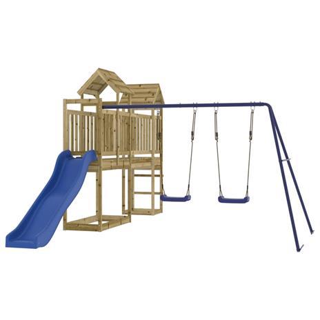 vidaXL Set da Gioco da Esterno in Legno di Pino Impregnato - 2