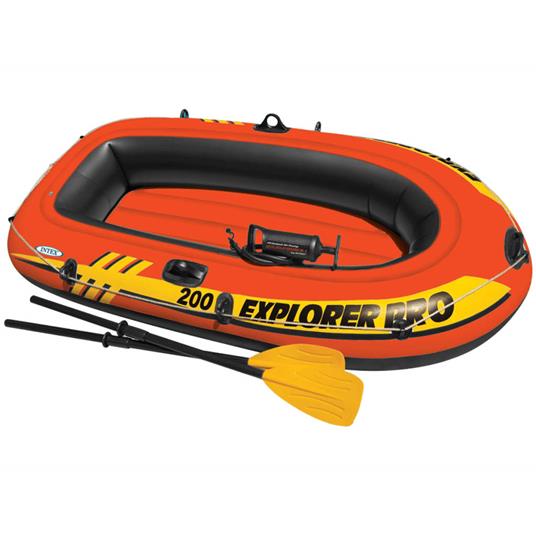 Intex Gommone Gonfiabile con Remi e Pompa Explorer Pro 200 Set - 2