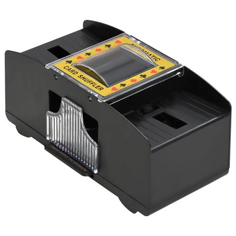 vidaXL Mescolatore Automatico di Carte Nero 2 Mazzi - 2