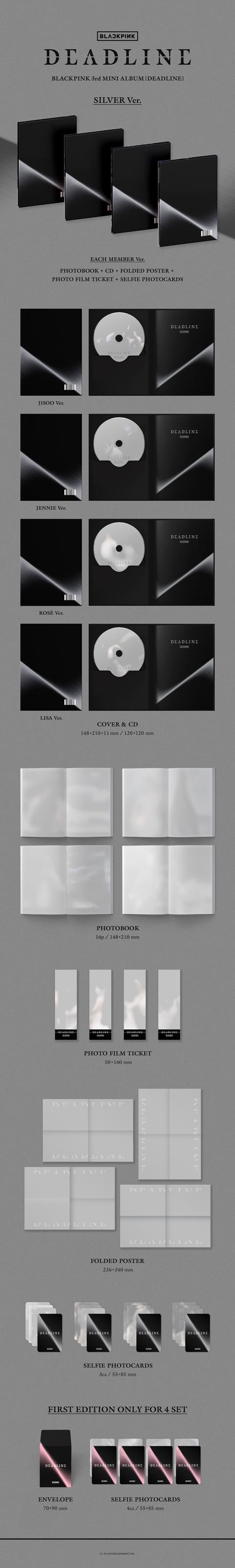 Deadline (Silver Version) - CD Audio di Blackpink - 2