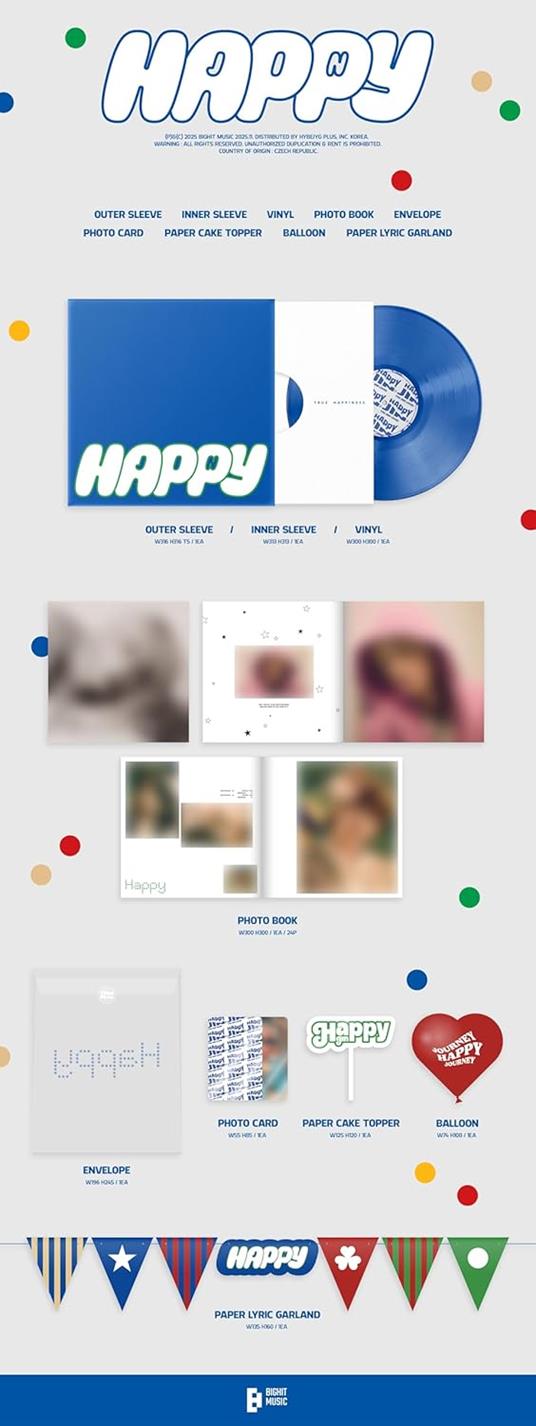 Happy (Coloured Vinyl) - Vinile LP di Jin - 2