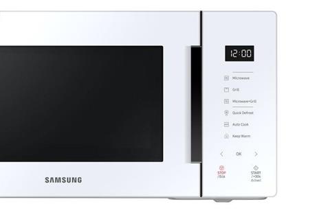 Samsung MG23T5018AW/ET forno a microonde Superficie piana Microonde con  grill 23 L 800 W Bianco - Samsung - Casa e Cucina | IBS