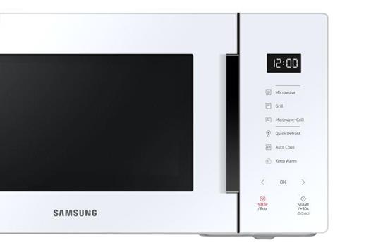 Samsung MG23T5018AW/ET forno a microonde Superficie piana Microonde con  grill 23 L 800 W Bianco - Samsung - Casa e Cucina | IBS