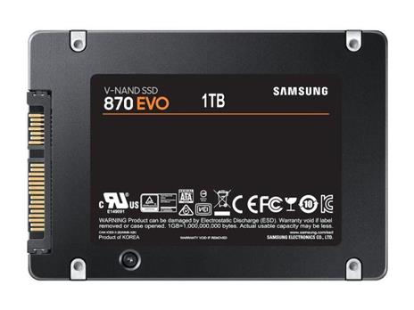 Samsung Ssd 870 Evo Sata 2.5 1Tb Mz-77E1T0B - 2