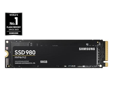 SAMSUNG SSD 980 PCIE 3.0 NVMe M.2 500GB MZ-V8V500BW