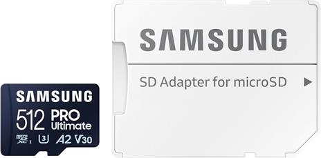 Samsung 512 Gb Pro Ultimate Microsdxc Uhs-I Scheda, Con Adattatore Sd MB-MY512SA/WW - 6