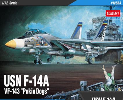 1/72 Usn F-14a Vf-143 Pukin Dogs (AC12563)