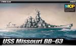 Nave USS Missouri BB-63. Scala 1/700. Academy AC14222
