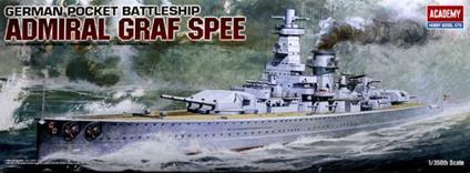 German Pocket Battleship Admiral Graf Spee Plastic Kit 1:350 Model ACD14103
