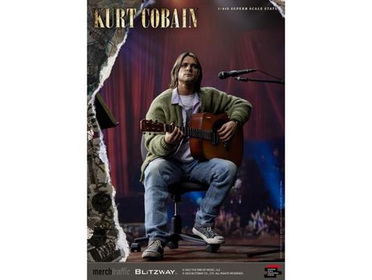 Kurt Cobain Superb Scale Statua 1/4 Unplugged 37 Cm Blitzway