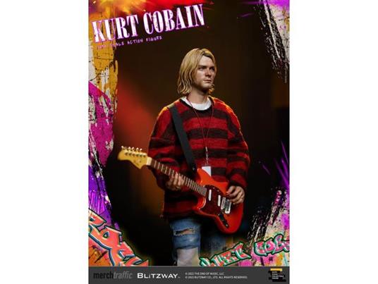 Kurt Cobain Action Figura 1/6 On Stage 32 Cm Blitzway