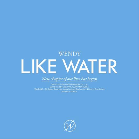 Like Water (Photobook Version) - CD Audio di Wendy