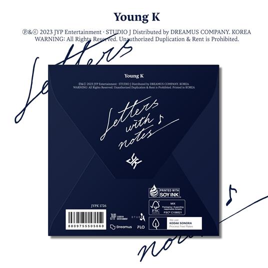 Letters With Notes - CD Audio di Young K