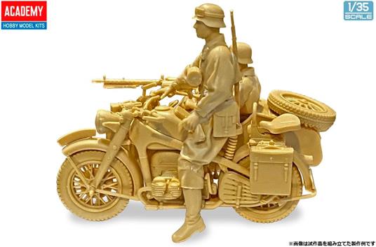 German Panzer 1 Ausf.B & Motorcycle - 5